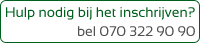Hulp nodig? - 070 322 90 90